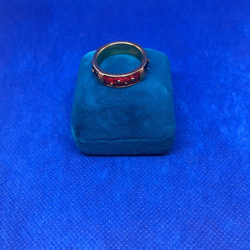 🖤❤️🖤Enamel Ring Joan Rivers - Picture 7 of 8